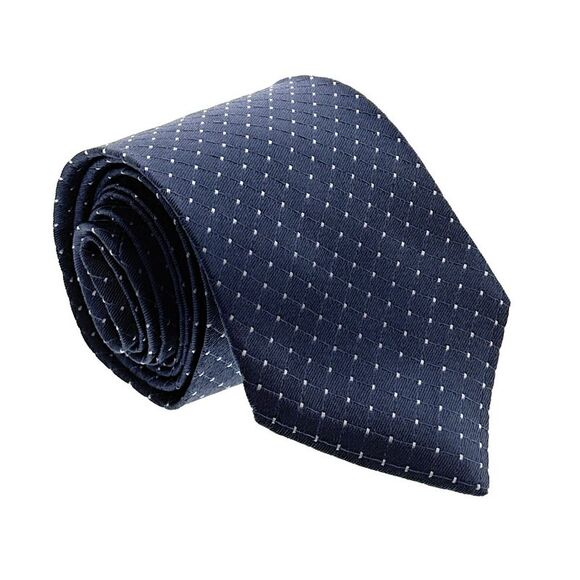 Emporio Armani Smokey Blue Dotted Men's Tie, 3" - Picture 1 of 5